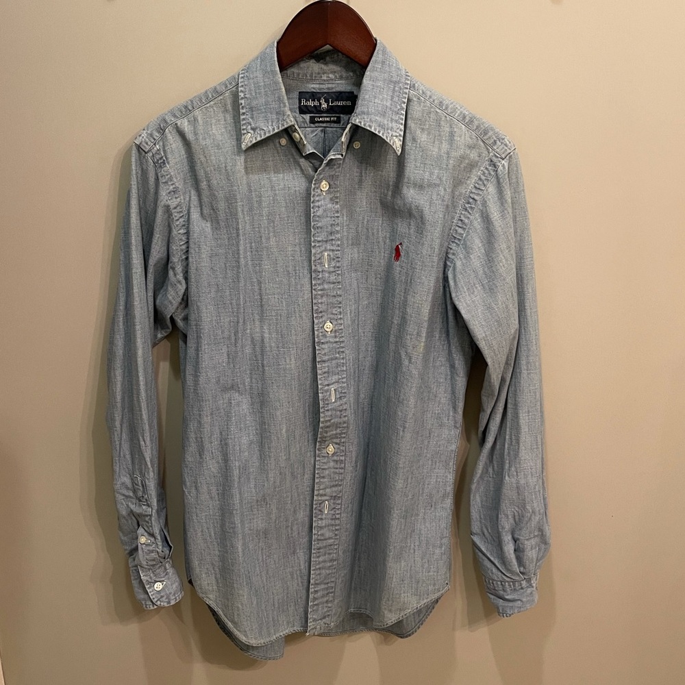 Men’s Ralph Lauren button-up, size small